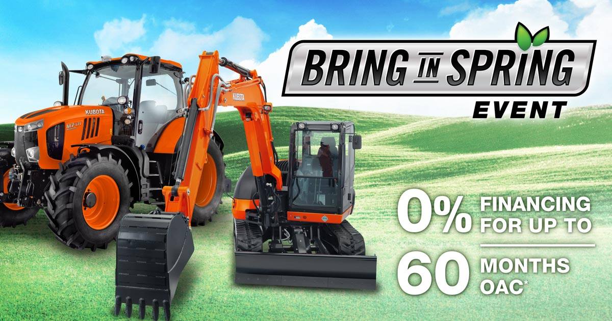 RobertsEquip_'s tweet image. Introducing the next big thing in big tractors! The new @KubotaCanadaLtd  M7 Series. Available soon! #BringInSpring