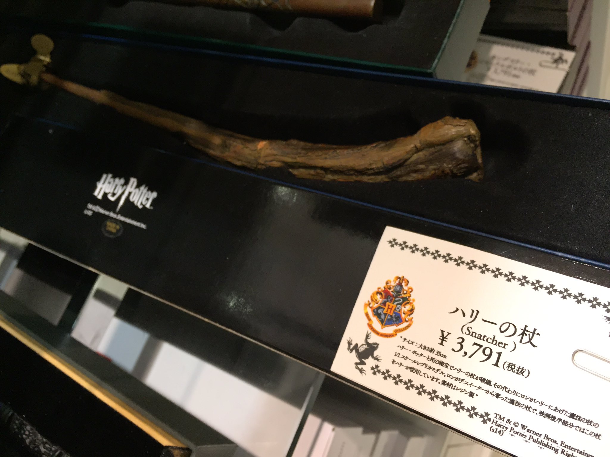 ハリーポッター グッズ ホラス 魔法使い 箱入り ワンド 杖 スラグホーン レプリカ 魔法