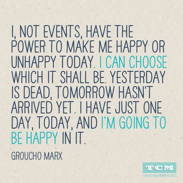 tcm's tweet image. We all deserve happiness. #WednesdayWisdom