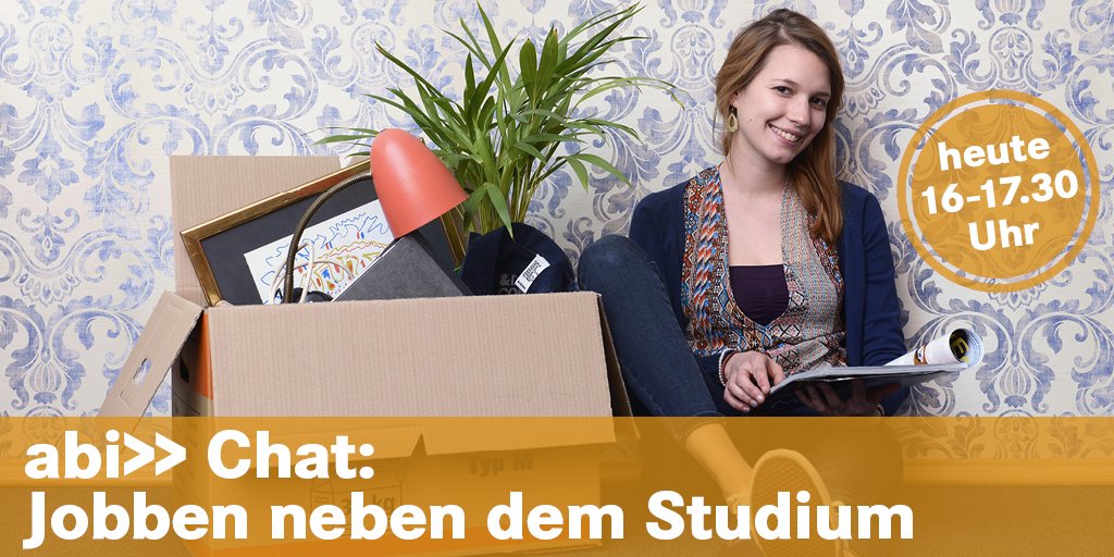 Stellt Experten eure Fragen zum Jobben neben dem Studium: chat.abi.de