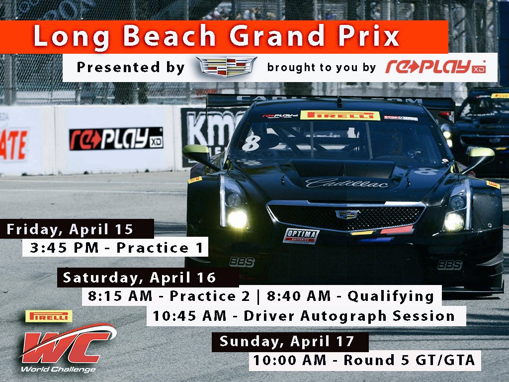 It's almost racing time. Save this schedule and know when to tune in this weekend! T&S: worldchallenge.growsites.net