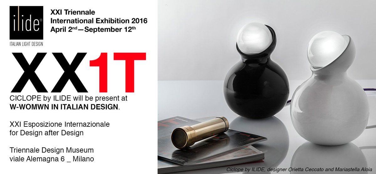 ILIDE_Design's tweet image. Ciclope by ILIDE in Triennale Museum, Milan.
#triennale museum #design #lighting