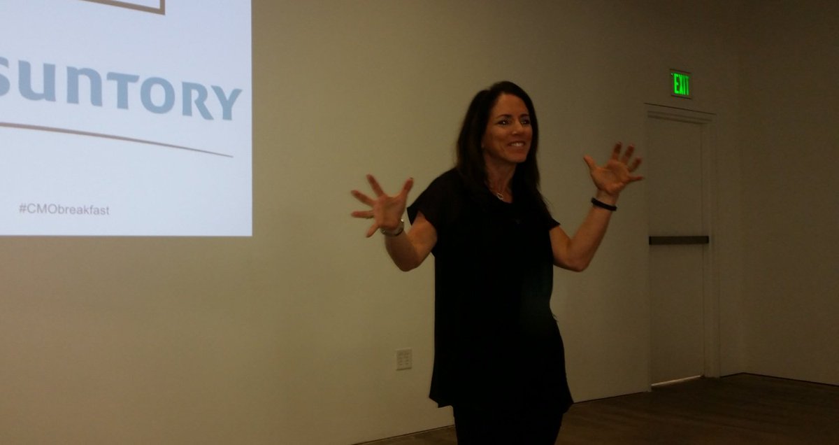 MarketPro_Inc's tweet photo. Loving what @SuntoryGlobal's Rebecca Messina has to say #CMObfastATL https://t.co/aGnWztJLd3