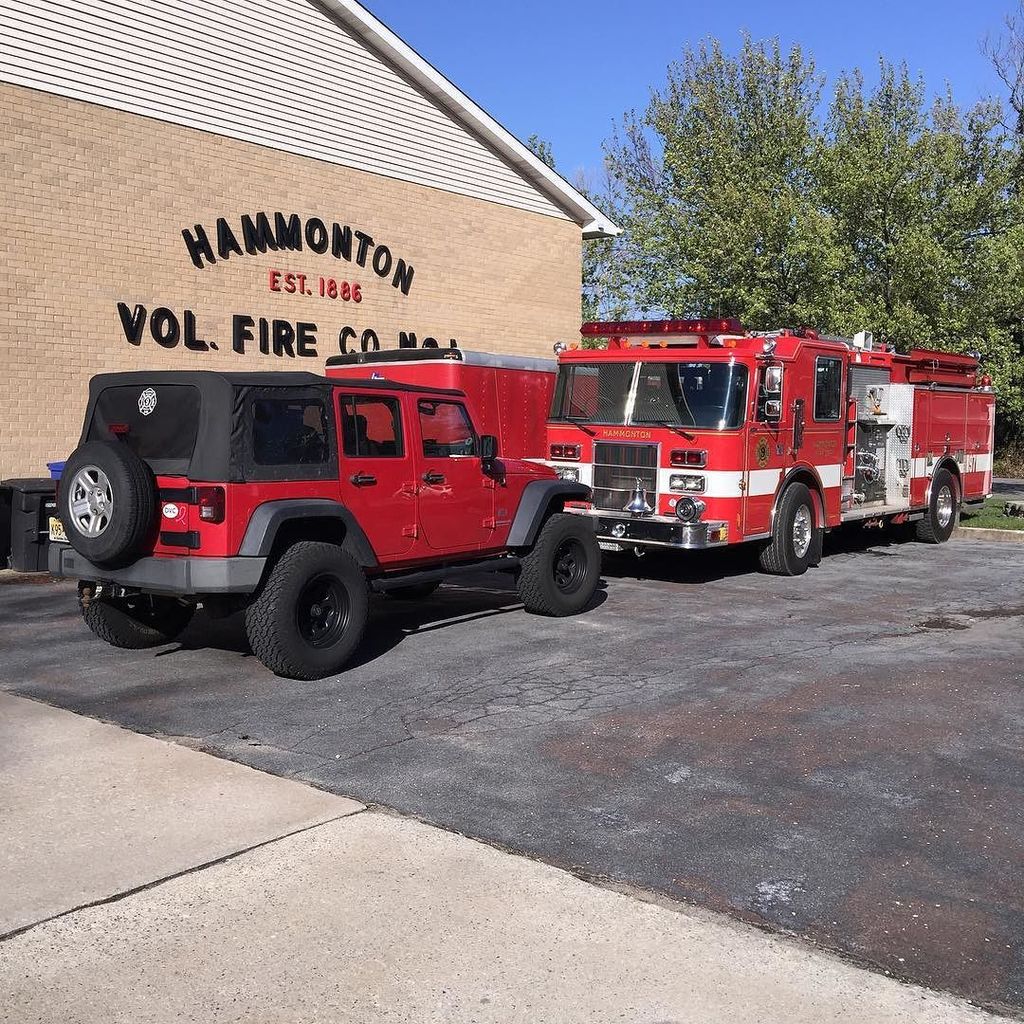AFireStation's tweet photo. Found this cool photo, not mine #jeepparking with the old #engine97 getting ready for retirement... #HFD1 #firedepa… https://t.co/dQVxh4gVHt