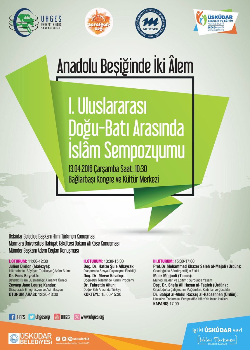 Ortaksoz's tweet photo. ULUSLARARASI DOĞU-BATI ARASINDA İSLAM SEMPOZYUMU 3. oturum başladı. https://t.co/ONP0ziZlaq