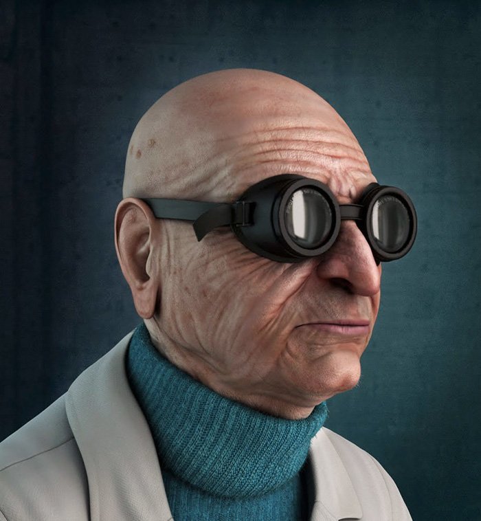 Chris Harris on X: This real-life Professor Farnsworth from