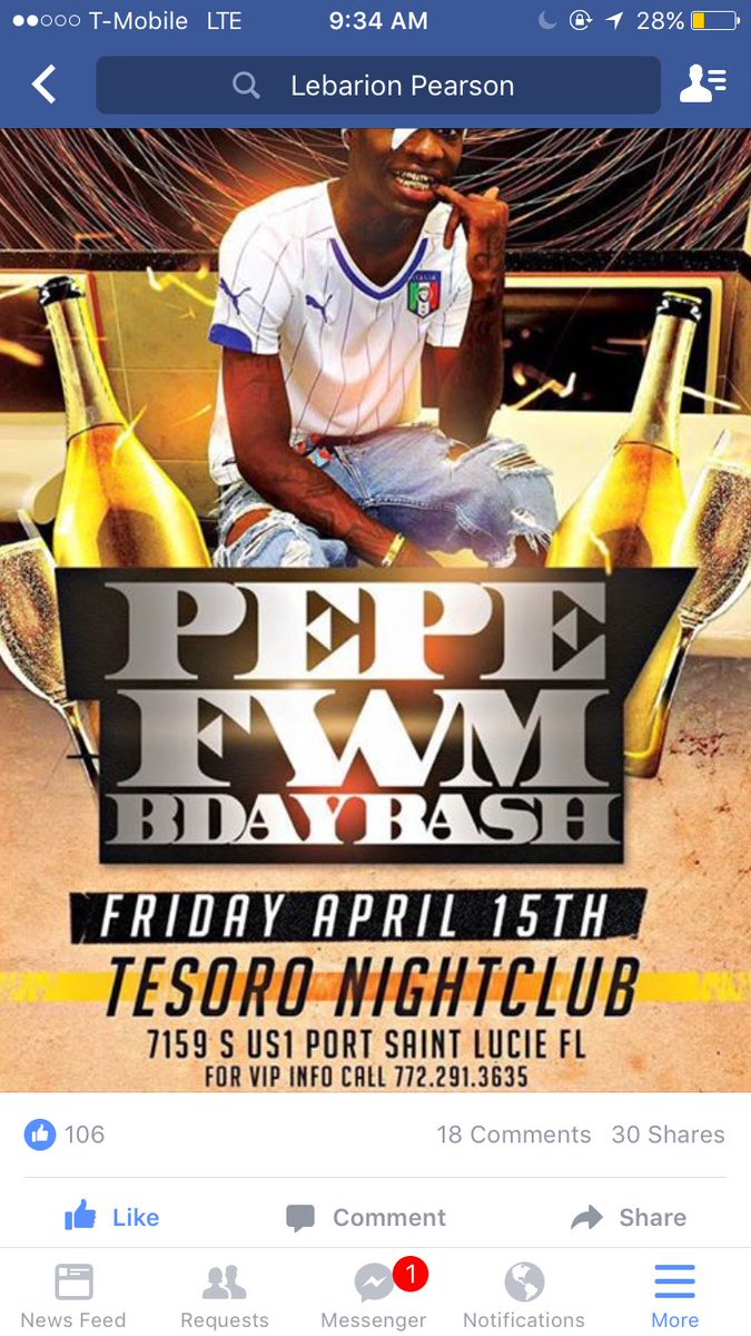_Fuckimgoneee's tweet photo. Just Incase y'all forgot Tesoro the spot tomorrow come turn up wit me #ZoneShit ๐ฏ๐ง๐๐ซ https://t.co/gfYmqg03xx