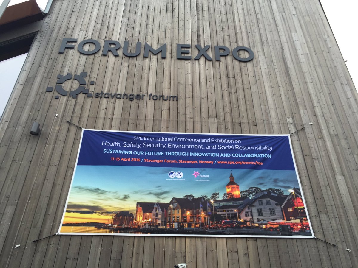 BBriggsCSR's tweet photo. #hsse good to be in Stavanger for SPE HSSE conference! https://t.co/zFGVTXKnlK