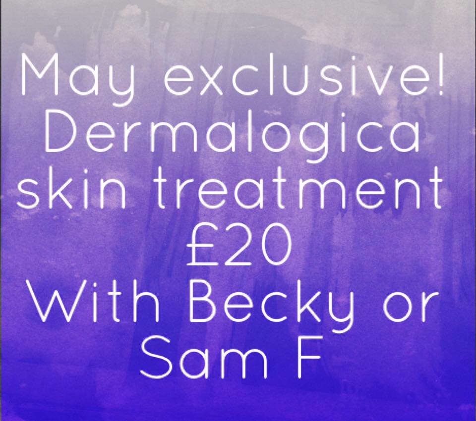 MAY EXCLUSIVE! Book during April for this fab offer in May. *Full payment is necessary on booking #Dermalogica