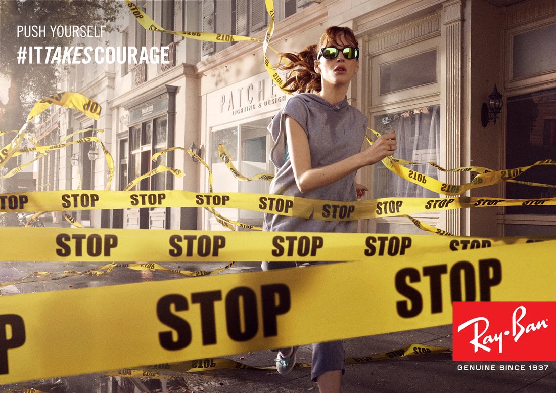 MX_RayBan's tweet photo. Push yourself. #ItTakesCourage #RayBan https://t.co/yRHr3ruxFU