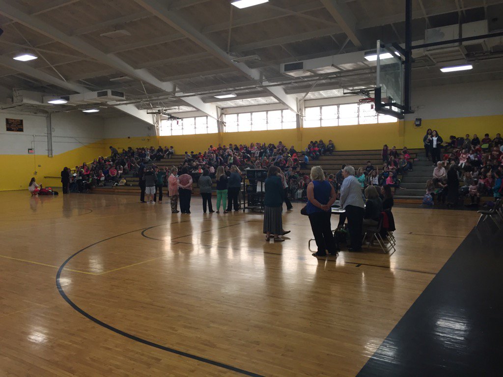 Thank you Charlotte fire and a quick response. CES safely relocated at CMS gym #bepreparef