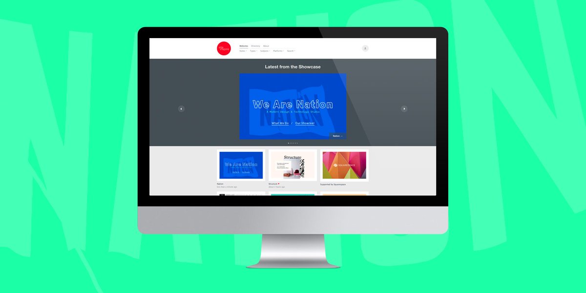 NationStudio's tweet image. Thanks to our pals @siteinspire for showcasing our new site today 🙋 Check it out! bit.ly/1Mu1qOQ