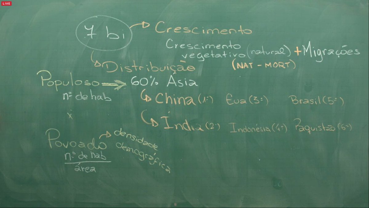 Joelgarbazza's tweet photo. Prints da aula do Hansen - Crescimento e estrutura da população #DescomplicaAoVivo https://t.co/UsSqGxMBnA