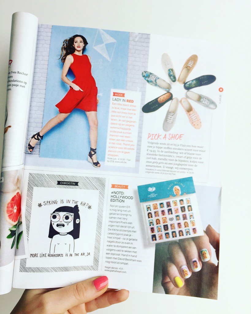 Nageltjes met Flair!💅🏻💕 <a href="/FlairBelgie/">FlairBelgië</a> <a href="/vipxls/">Very Important Pixels™</a> #happynails