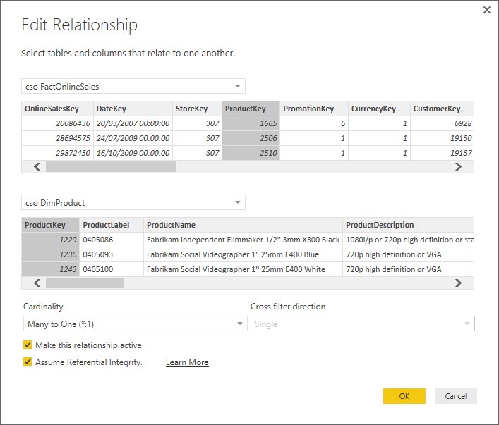 SQLServerCentrl's tweet image. RT @jrowlandjones: Did you know #PowerBI #desktop allows you to define PK/FK relationships in #directquery?