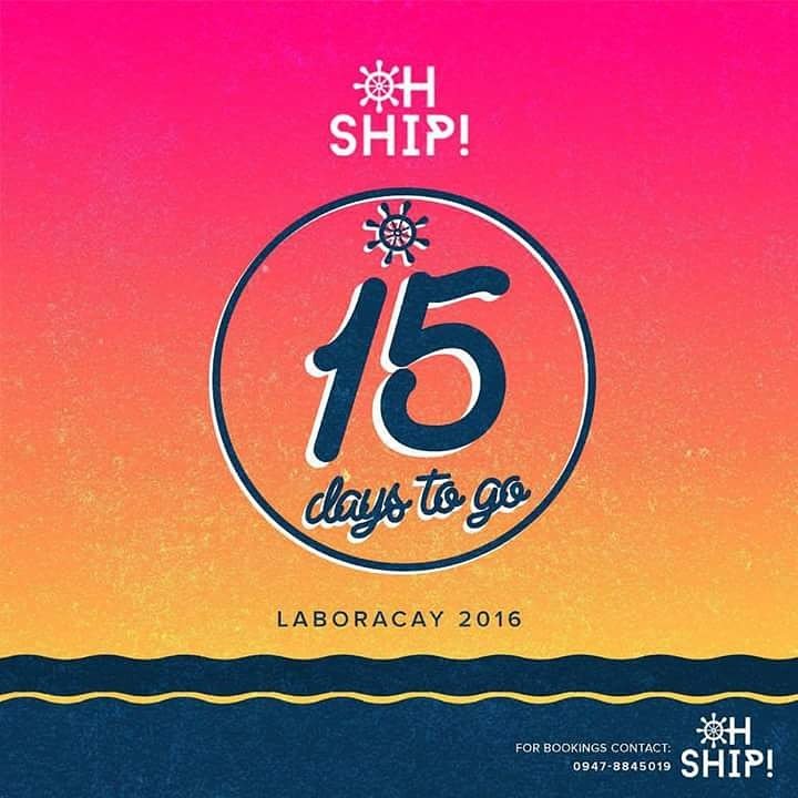 blackhouseph's tweet photo. 15 days to go before we go #Laborcray at #OhShipLaboracay! ⚓ https://t.co/Bbzcr3KHDX