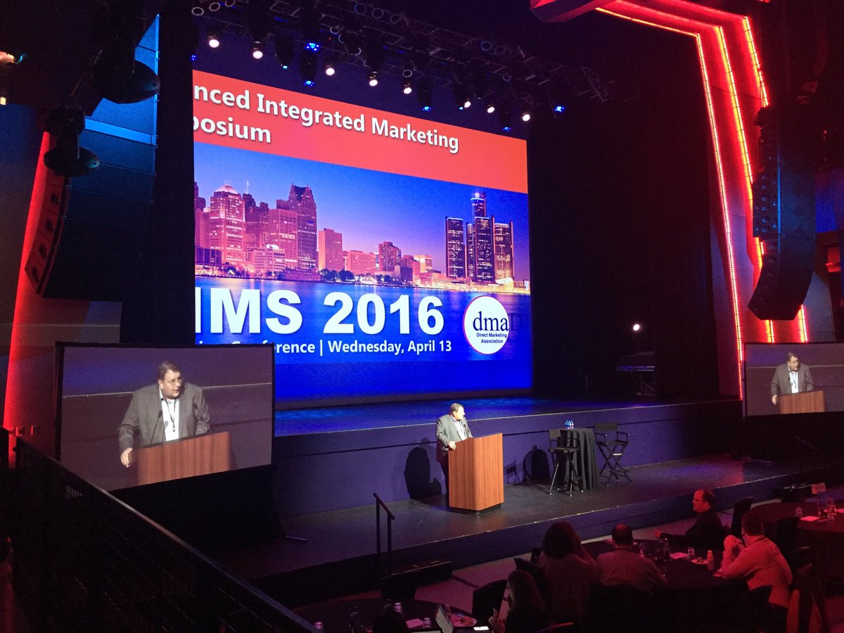 COBGrad's tweet photo. COB Marketing Prof Dave Marold opens the 2016 AIMS Conf of the Direct Marketing Association of Detroit. #DMADAIMS https://t.co/JmnQChqCeN