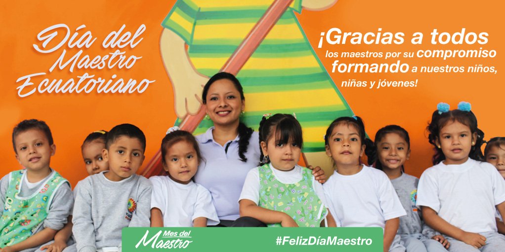 Educacion_Ec's tweet photo. "Un verdadero docente es aquel que se queda a vivir en el alma de sus estudiantes" @AXEA65 #FelizDíaMaestro https://t.co/LCDBVRgxGr