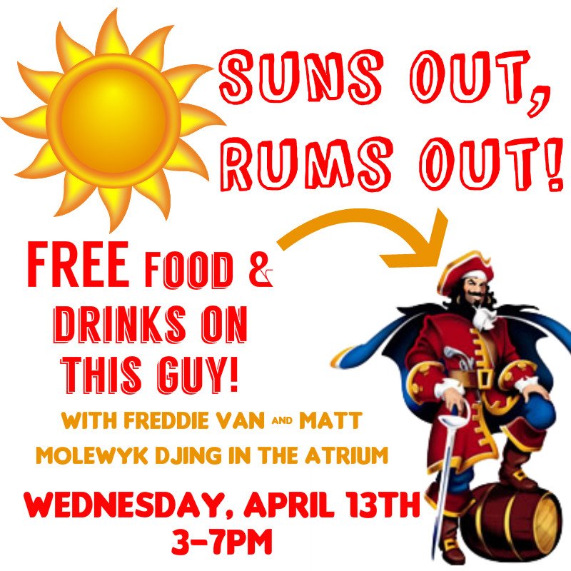 KilroysSports's tweet photo. Darty w/ the #Captain, @freddie_van &amp; @mattmolewyk 3-7! No cover, free food &amp; the only way to kickoff #Little5 wknd! https://t.co/64u0eM19Zp