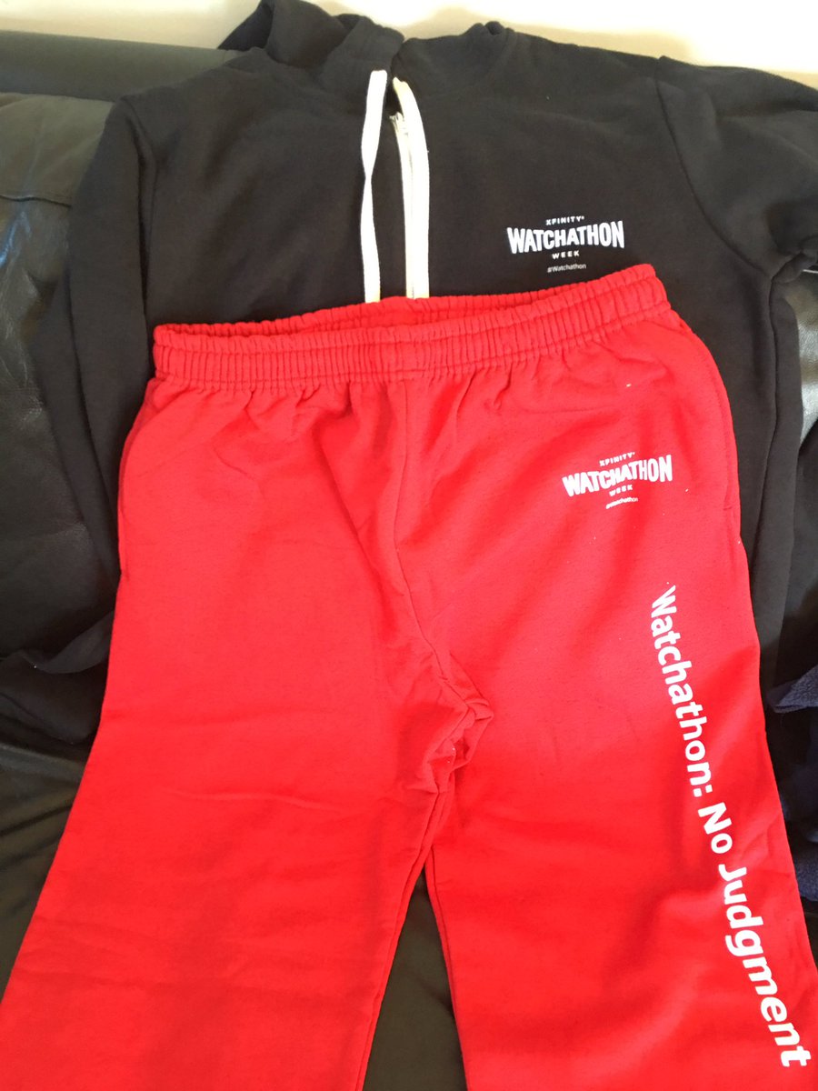 CoachWhiteJr's tweet image. Shoutout to @XFINITY for the #Watchathonweek gear!