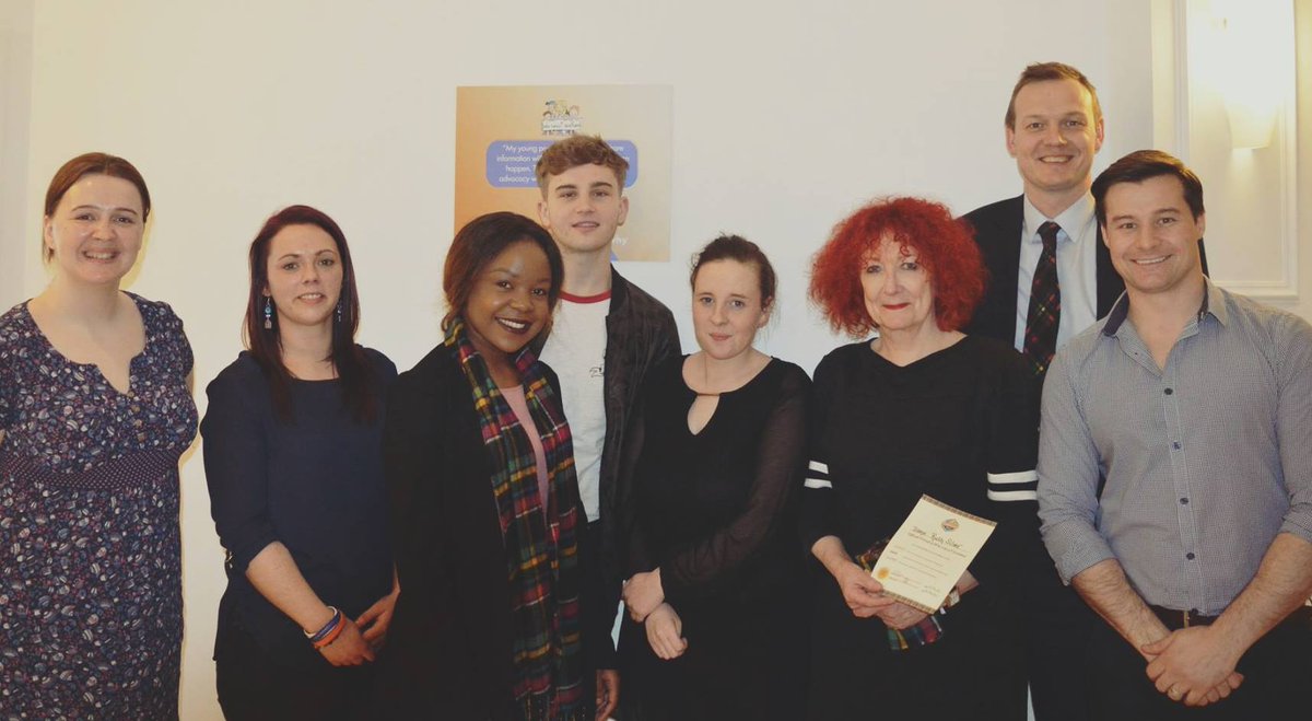 whocaresscot's tweet photo. Today, we said thank you to Dame Ruth Silver for ensuring that the @CoWA2015 listened to care experienced people. https://t.co/3pUhfJtavS