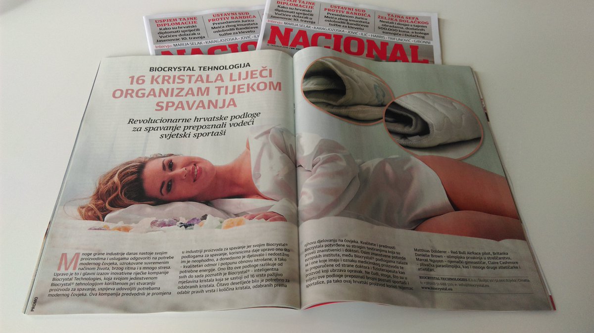 BiocrystalLtd's tweet photo. Jeste li već prelistali novi broj #Nacional News Magazina? Potražite u njemu i priču o našoj #Biocrystal tehnologiji https://t.co/AUwrHjIwpW