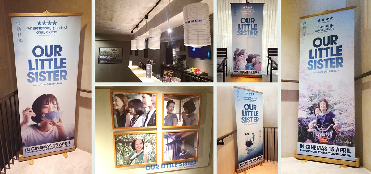 Lovely takeover <a href="/CurzonBbury/">Curzon Bloomsbury</a> for the beautiful film #OurLittleSister