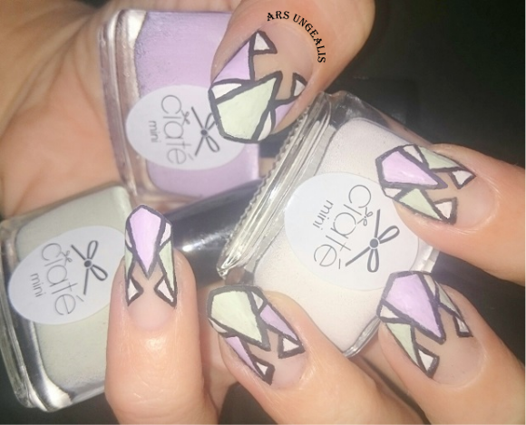 Ungulae's tweet photo. Pastel geometric w/ @ciatelondon dollhouse collection.
Inspired by: https://t.co/3juMmtfUQA
#NOTD #nails #nailart https://t.co/OWYQQh4wuA