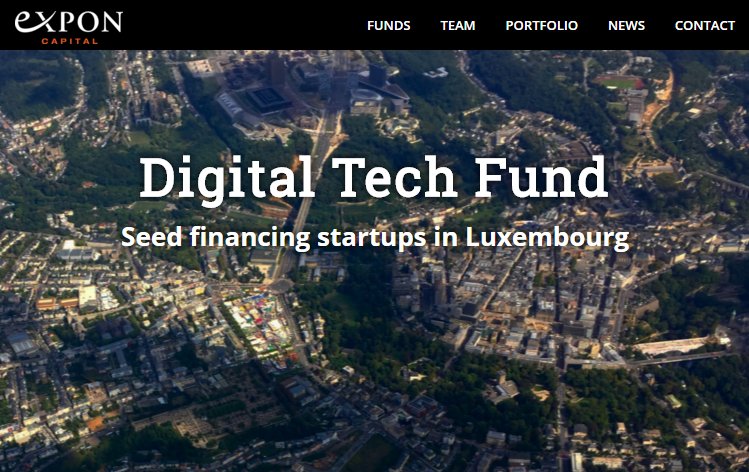 RagaliePetricaD's tweet photo. On @tech_eu: @exponcapital launches €20M #DigitalTechFund to back Luxembourg startups  - https://t.co/YTVoeRoHG4 https://t.co/Pvrq3qTE2s