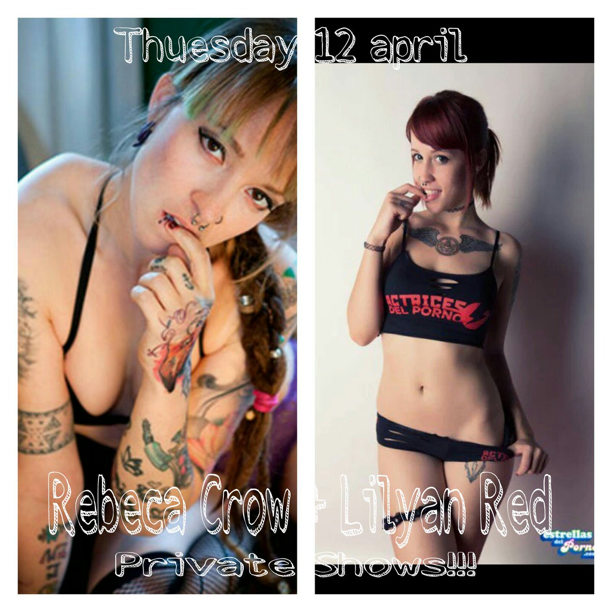 RebecaCrow4u's tweet photo. Este jueves, estaré con mi preciosa little ponny @_Lilyan_  en el super show de Cam4 y en shows privados! Miaow! https://t.co/fIIcSLeSL7