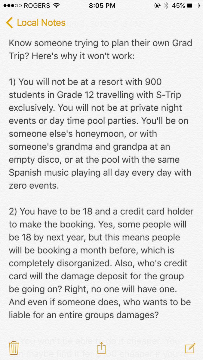 TABSTRIP2017's tweet photo. For anyone who is trying to plan your own grad trip here is why it won't work🙅🏼🚫 https://t.co/CFUAmtT1am