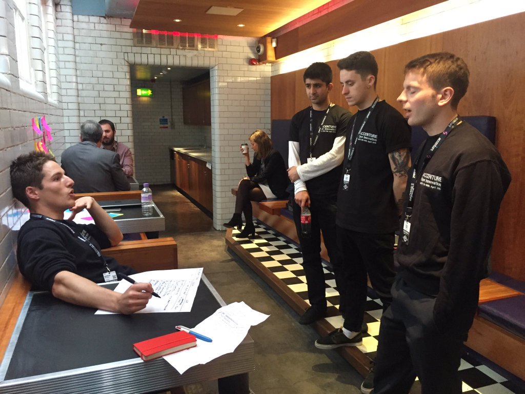 alrightjosh's tweet photo. lads of hack #teamACCENTURE https://t.co/JwLFoiBN7I
