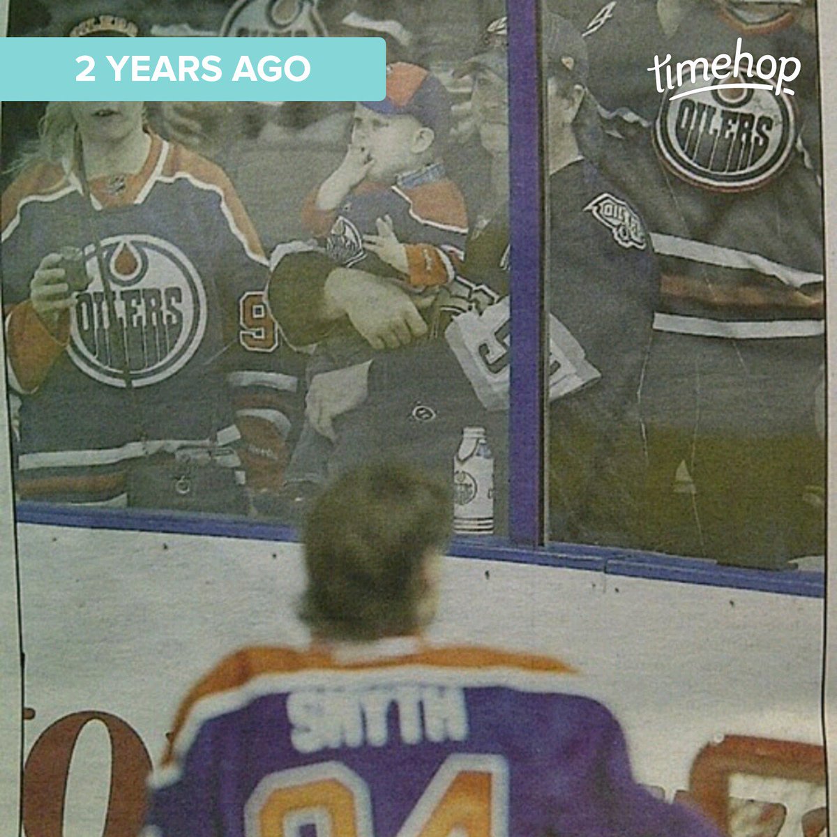 regwald's tweet photo. Exactly 2 years ago today! via @timehop when you are in the paper after the Smytty farewell game. #holdingcamera https://t.co/mG6OABCKyP
