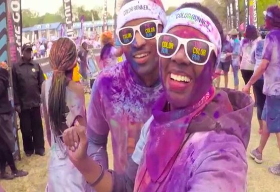Yfm's tweet image. The #CapitecColorRun is One step to LiveBetter  #CapitecLiveBetter #ColorRunSoweto WIN with @AyandaMVP