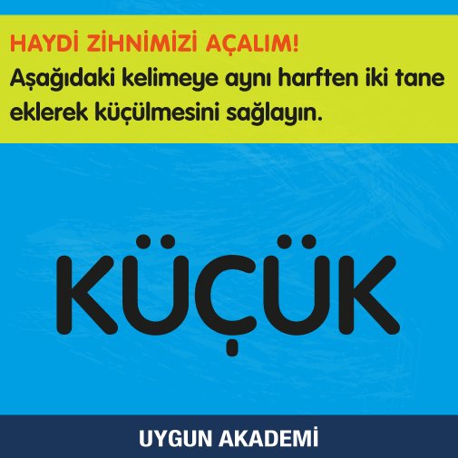 Palindromik sorularını sevenler! uygunakademi.com #uygunakademi #interaktif #ilkokul #ortaokul #okulöncesi