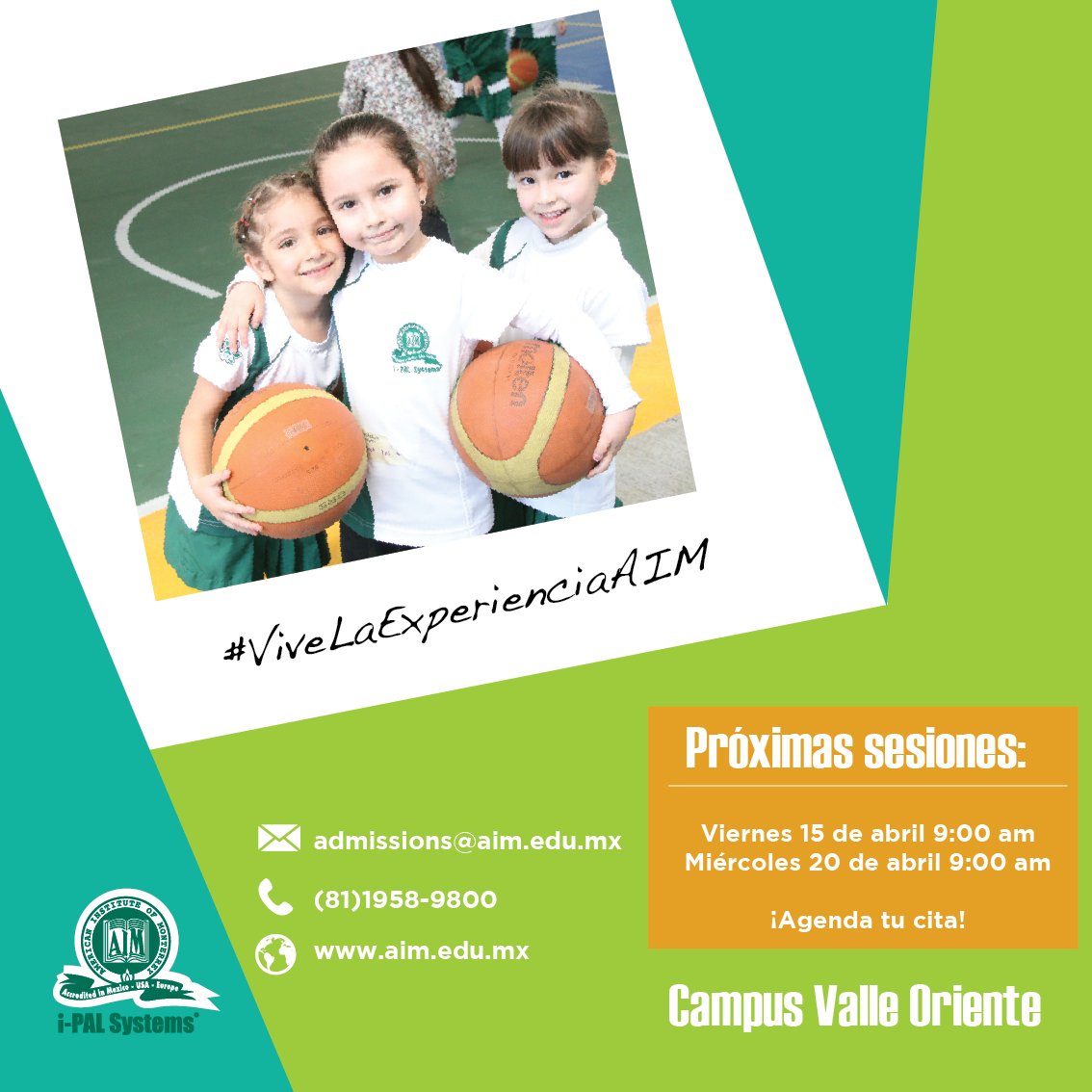 AIM_Social's tweet photo. ¡Ven a conocernos!  Puedes aplicar a través de la siguiente liga: https://t.co/kJ7tzDsOX4 o llámanos. #ProudToBeAIM https://t.co/tqKY7iIaPa