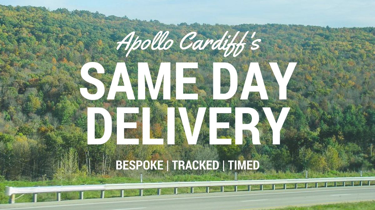 ApolloCardiff's tweet image. Our same day courier service comes with a 100% guarantee; generate a free and instant quote bit.ly/1OL4zEL