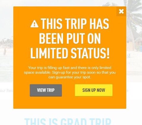 StaStudenttrip's tweet photo. For all of you waiting to sign up last minute .... THE TIME HAS COME !! Sign up tonight using our code:BUMAK ☀️🌴💃🏻 https://t.co/DMMxWbKlLo