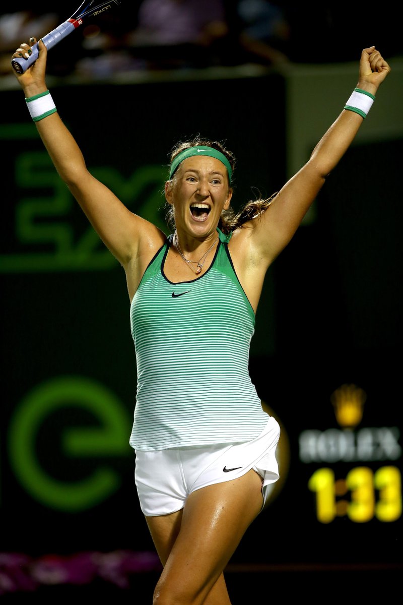 MiamiOpen's tweet image. #WednesdayWisdom from Vika: "If you're not going on the court feeling you're the best player, just don't go."