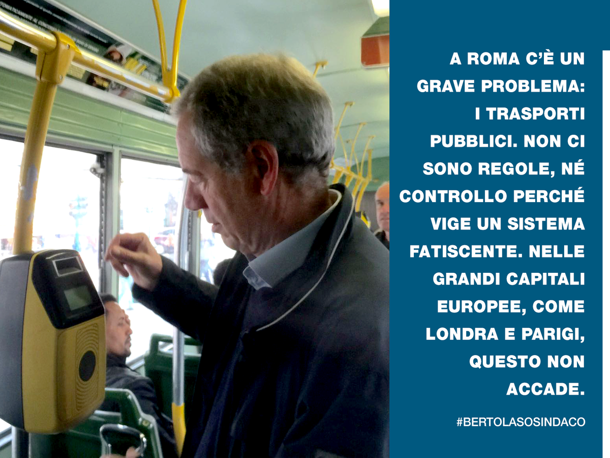 Pagare tutti il biglietto è il primo passo per risolvere il problema dei trasporti pubblici di #Roma #tolleranzazero