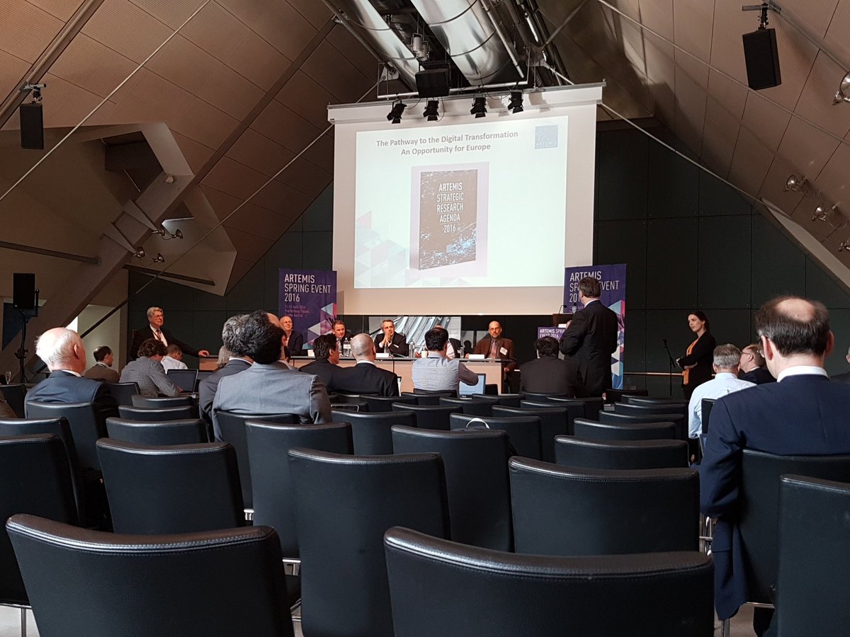 kgpierce's tweet photo. Interesting panel session: "Pathway to Digital Transformation" @ARTEMIS_IA @CPSE_Labs #cpsweek2016 https://t.co/x6siepLTOH