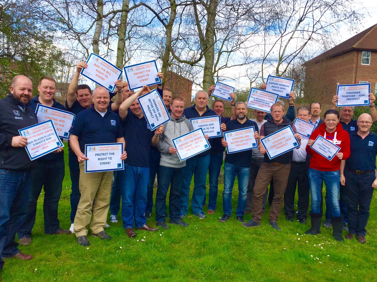 LegalProspect's tweet photo. Taking a break in a busy agenda -@ATCOsBranch of @ProspectUnion supporting the right to strike & #ProspectAtWork https://t.co/GSclhfi53E