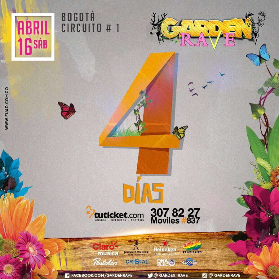 oficialpure's tweet photo. 4 days #gardenrave2016 https://t.co/KHnFyUJzk0