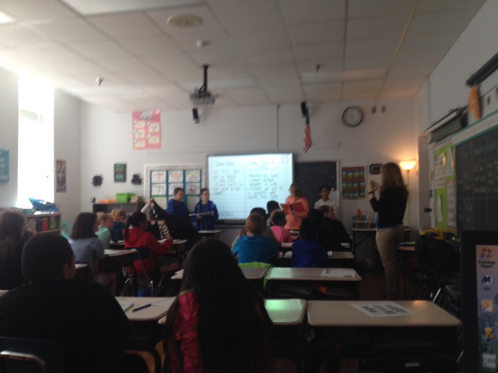 KCS_Lincoln's tweet photo. @FleenorsFifth class presents facts on the Space Race, Cuban Missile Crisis, and Berlin Wall. Students are teaching! https://t.co/CooshPs7AW