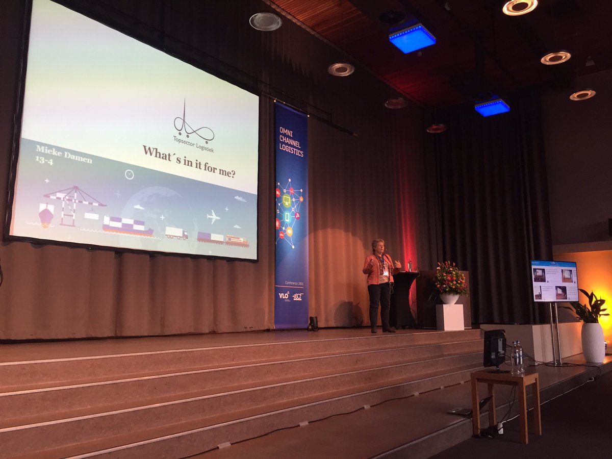 alainbroft's tweet photo. Mieke Damen from @TSLogistiek explains the importance of collaborating with @VLO_association at #oclconference! https://t.co/HnN7Hs5cEE