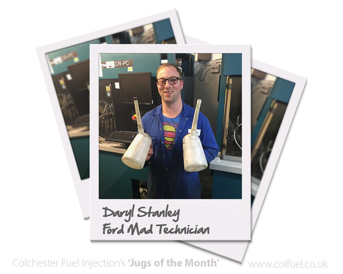 ColFuel's tweet photo. Is it a bird? Is it a plane? No it’s super technician Daryl getting out his #JugsOfTheMonth https://t.co/cxKhus9103 https://t.co/2loOWN30BH