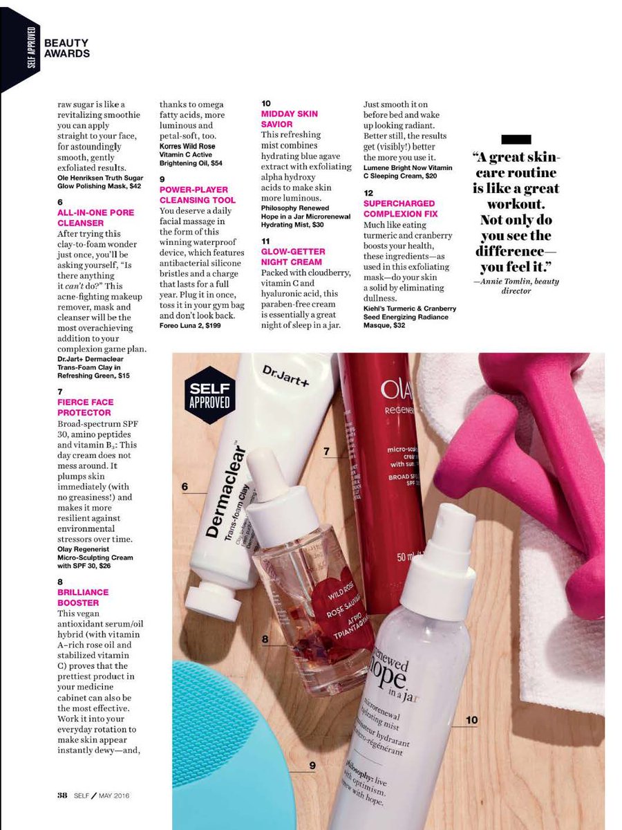 KORRES_OFFICIAL's tweet photo. It's been a while since I've bragged for our Wild Rose Oil! So here it is! A @SELFmagazine Approved Beauty Award! https://t.co/X8THrEDpFQ