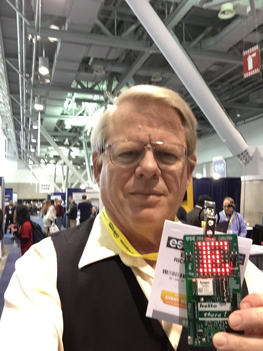 Got my badge at #ESCbos! Now to start hacking it.