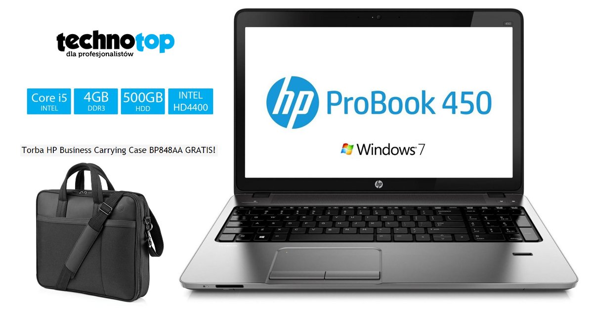 TECHNOTOP_pl's tweet photo. Laptop HP Probook 450 w cenie: 2199 PLN + torba Business Carrying Case GRATIS! Zapraszamy! https://t.co/HQClLN3cc3 https://t.co/qRZHd5lqOY