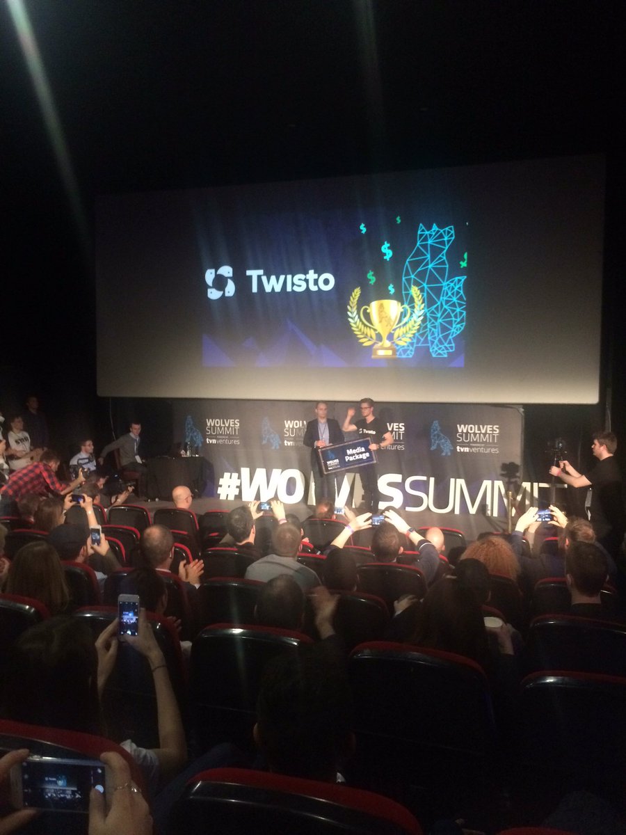 #Wolvessummit - and the price goes to ... Twisto! Congrats! The price? A Media Package by tvnventures